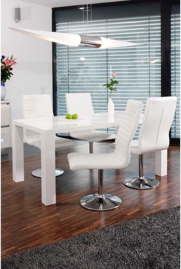 SalesFever Eethoek Luton Stilvolle Essgruppe bestaand uit 4 draaistoelen en een 180 cm brede tafel (set 5-delig) - Foto 5