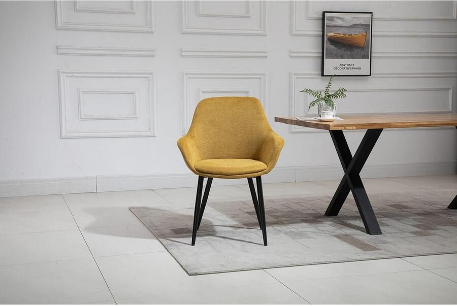 SalesFever Eethoek Stilvolle Essgruppe für Ihr Zuhause Tafelblad behandeld met OSMO hardwasolie in zijdeglans afwerking (set 5-delig) - Foto 14