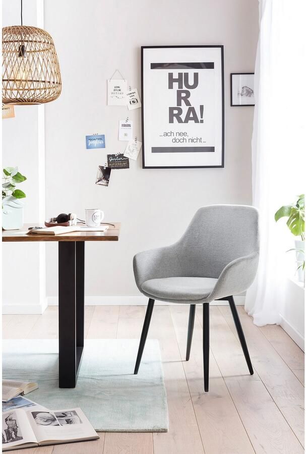 SalesFever Eethoek Stilvolle Essgruppe für Ihr Zuhause Tafelblad behandeld met OSMO hardwasolie in zijdeglans afwerking (set 5-delig) - Foto 9