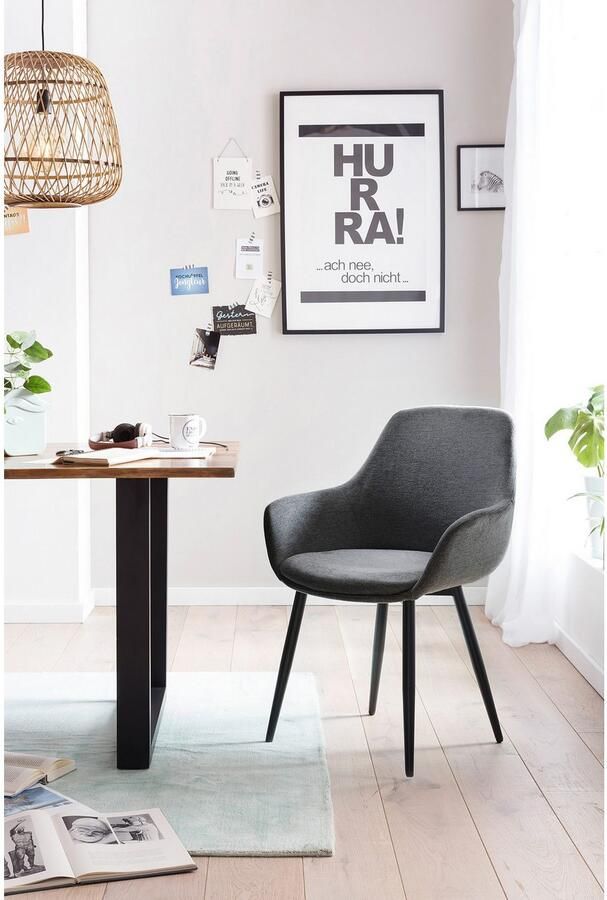 SalesFever Eethoek Stilvolle Essgruppe für Ihr Zuhause Tafelblad behandeld met OSMO hardwasolie in zijdeglans afwerking (set 5-delig) - Foto 8