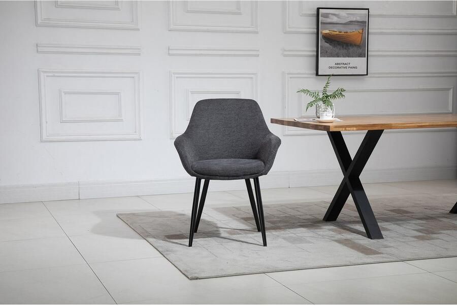 SalesFever Eethoek Stilvolle Essgruppe für Ihr Zuhause Tafelblad behandeld met OSMO hardwasolie in zijdeglans afwerking (set 5-delig) - Foto 13