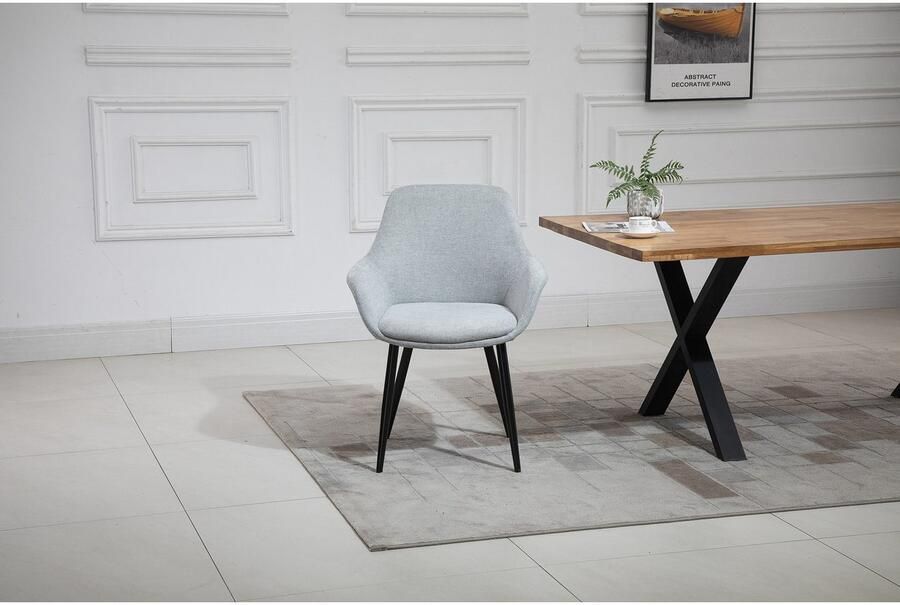 SalesFever Eethoek Stilvolle Essgruppe für Ihr Zuhause Tafelblad behandeld met OSMO hardwasolie in zijdeglans afwerking (set 5-delig) - Foto 11