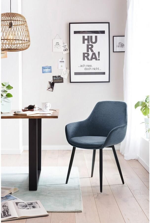 SalesFever Eethoek Stilvolle Essgruppe für Ihr Zuhause Tafelblad behandeld met OSMO hardwasolie in zijdeglans afwerking (set 5-delig) - Foto 8