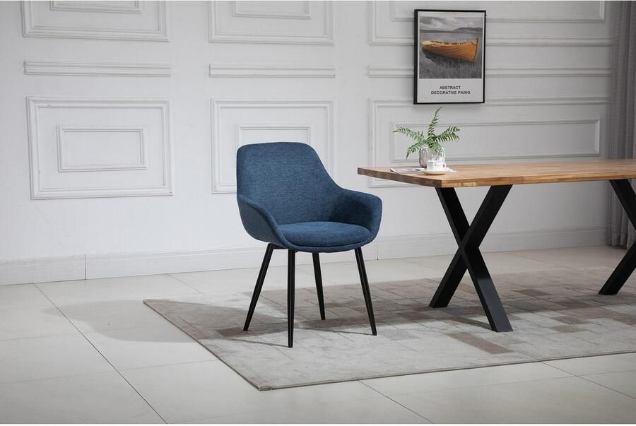 SalesFever Eethoek Stilvolle Essgruppe für Ihr Zuhause Tafelblad behandeld met OSMO hardwasolie in zijdeglans afwerking (set 5-delig) - Foto 11