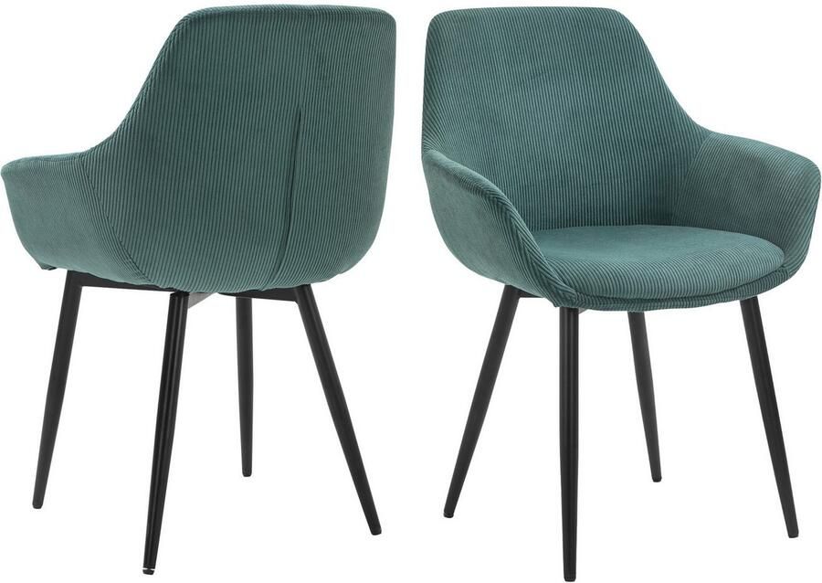 SalesFever Eethoek Elegante Essgruppe für stilvolles Speisen Massief hout geolied en tweevoudig gewaxt (set 5-delig) - Foto 4