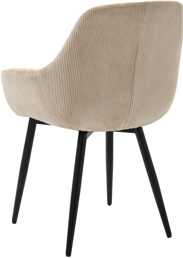 SalesFever Eethoek Elegante Essgruppe für stilvolles Speisen Massief hout geolied en tweevoudig gewaxt (set 5-delig) - Foto 5