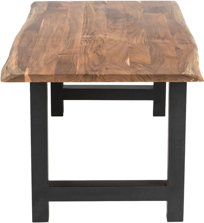 SalesFever Eethoek Elegante Essgruppe für stilvolles Speisen Massief hout geolied en tweevoudig gewaxt (set 5-delig) - Foto 2