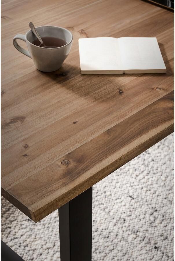 SalesFever Eethoek Stilvolle Essgruppe Tafelblad behandeld met OSMO hardwasolie in zijdeglans afwerking (set 5-delig) - Foto 5