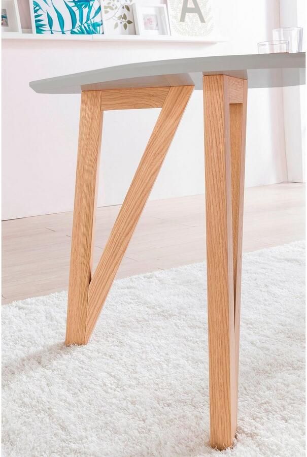 SalesFever Eethoek Växjö Elegant gestaltete Essgruppe bestaand uit 4 moderne beklede stoelen en een 180 cm brede tafel (set 5-delig) - Foto 4