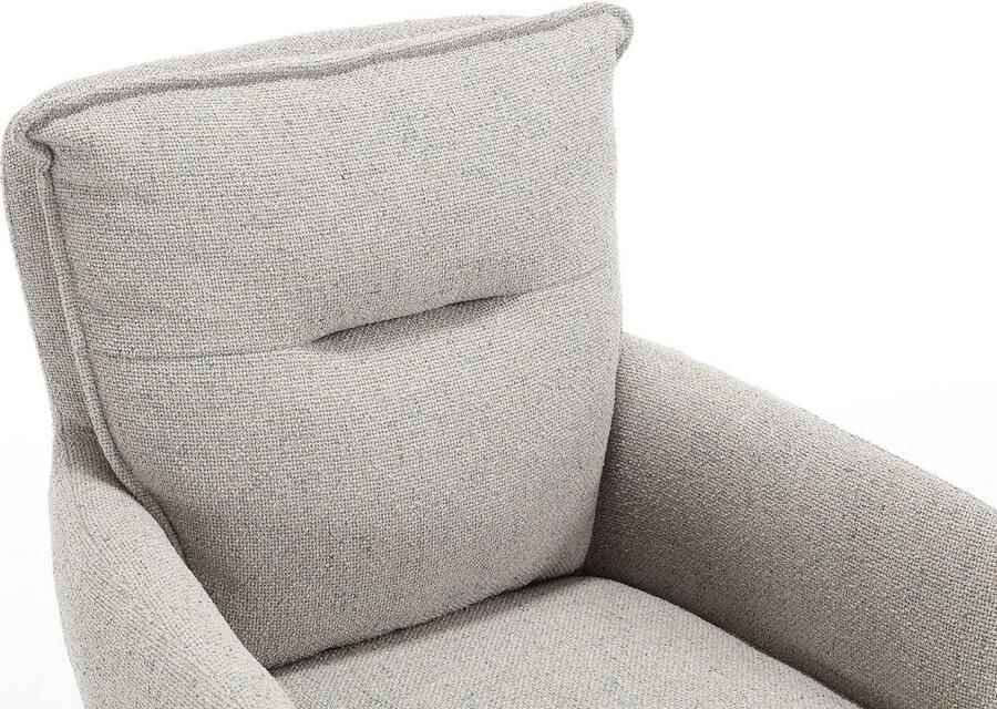 SalesFever Eetkamerstoel Austin Armlehnstuhl mit hochwertiger Taschenfederkern-Polsterung Eetkamerstoel met 360° draaifunctie metalen voet (1 stuk) - Foto 7