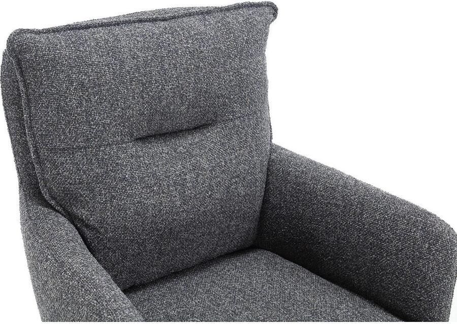 SalesFever Eetkamerstoel Austin Armlehnstuhl mit hochwertiger Taschenfederkern-Polsterung Eetkamerstoel met 360° draaifunctie metalen voet (1 stuk) - Foto 7