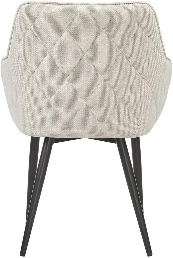 SalesFever Eetkamerstoel Boston Der Stuhl für Ihr Esszimmer met diamantvormig stiksel aan de achterkant - Foto 4
