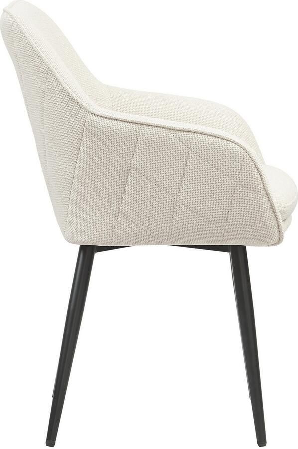 SalesFever Eetkamerstoel Boston Der Stuhl für Ihr Esszimmer met diamantvormig stiksel aan de achterkant - Foto 5