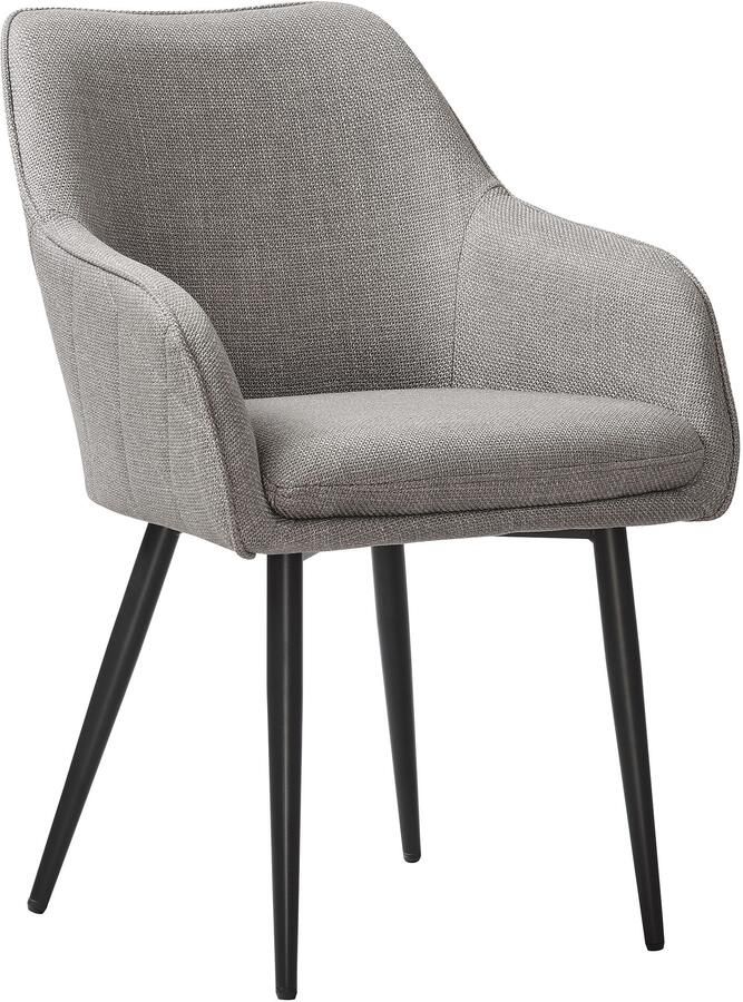 SalesFever Eetkamerstoel Boston Der Stuhl für Ihr Esszimmer met diamantvormig stiksel aan de achterkant - Foto 6