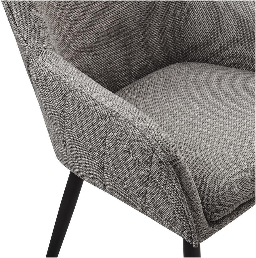 SalesFever Eetkamerstoel Boston Der Stuhl für Ihr Esszimmer met diamantvormig stiksel aan de achterkant - Foto 2