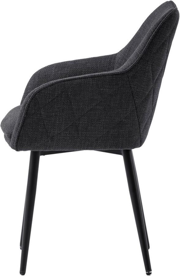 SalesFever Eetkamerstoel Boston Der Stuhl für Ihr Esszimmer met diamantvormig stiksel aan de achterkant - Foto 6