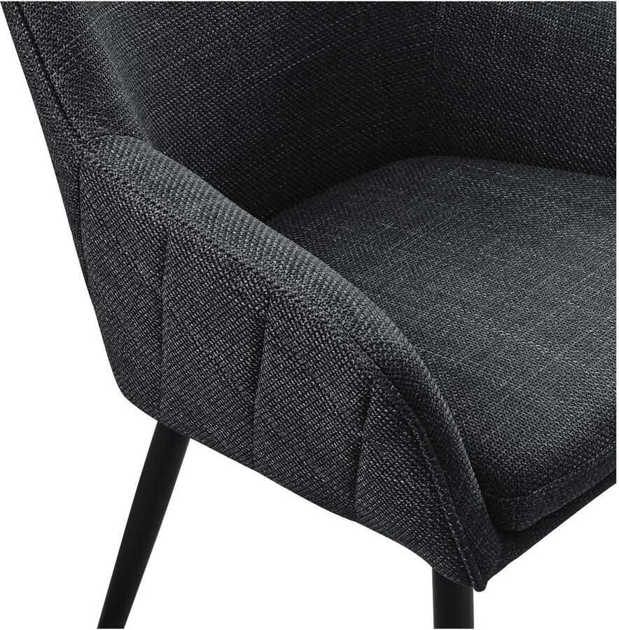 SalesFever Eetkamerstoel Boston Der Stuhl für Ihr Esszimmer met diamantvormig stiksel aan de achterkant - Foto 2