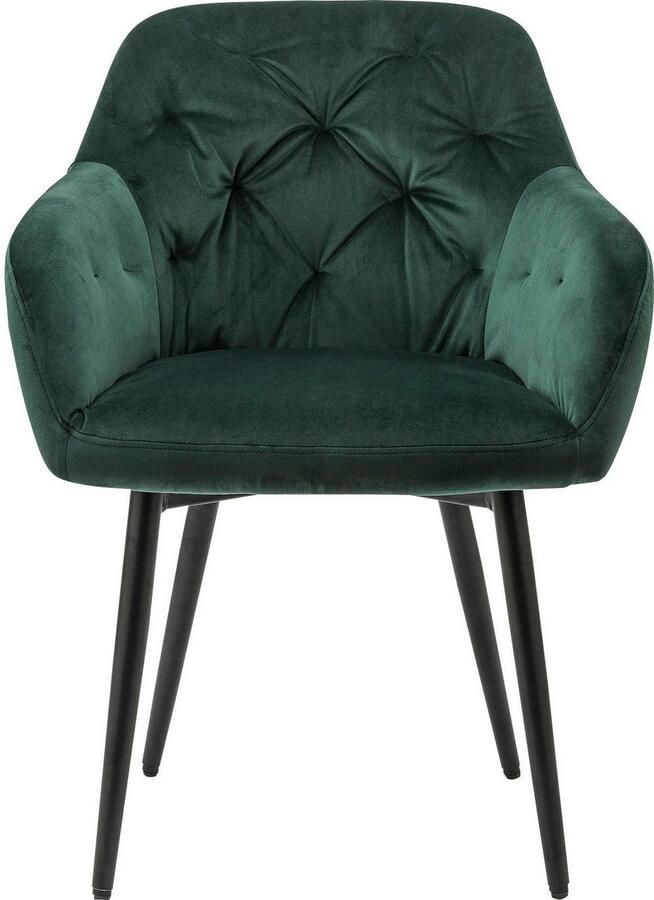 SalesFever Eetkamerstoel Coventry Komfortabler Polstertuhl im eleganten Stil met knoopstiksels - Foto 3