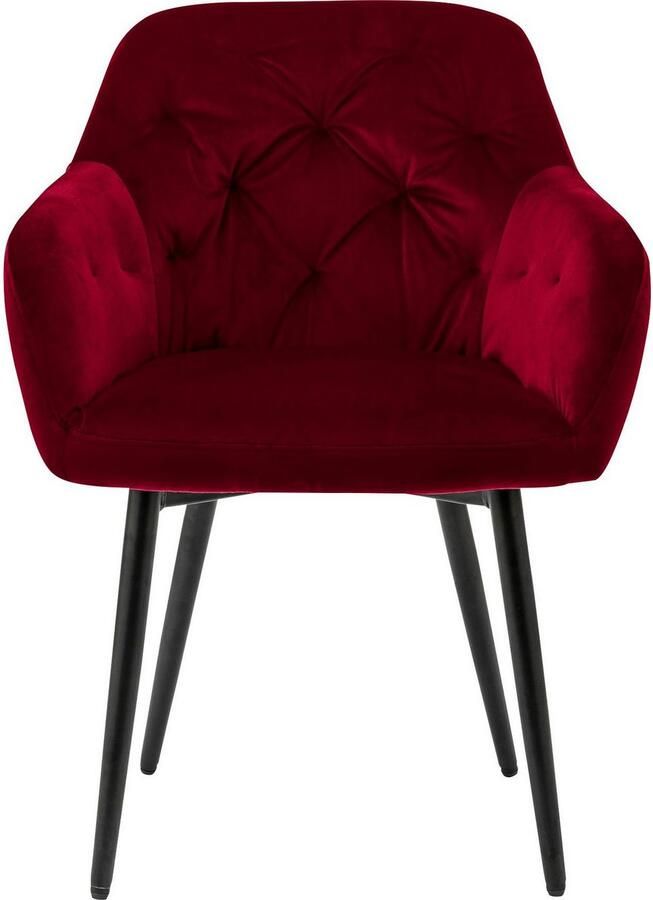 SalesFever Eetkamerstoel Coventry Komfortabler Polstertuhl im eleganten Stil met knoopstiksels - Foto 6