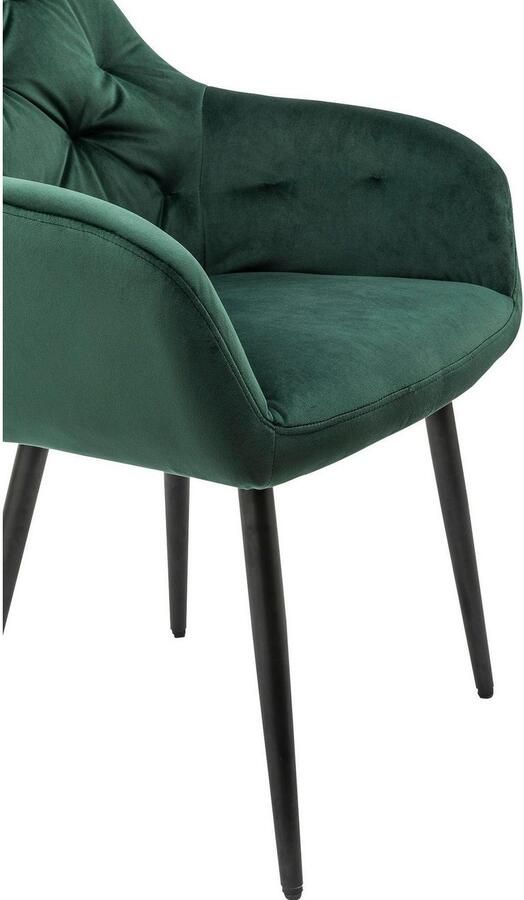 SalesFever Eetkamerstoel Coventry Komfortabler Polstertuhl im eleganten Stil met knoopstiksels - Foto 7