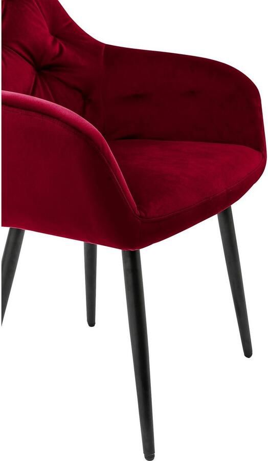 SalesFever Eetkamerstoel Coventry Komfortabler Polstertuhl im eleganten Stil met knoopstiksels - Foto 5