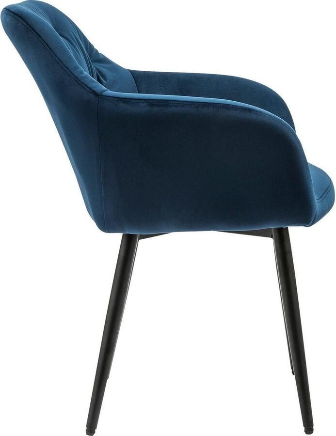 SalesFever Eetkamerstoel Coventry Komfortabler Polstertuhl im eleganten Stil met knoopstiksels - Foto 2