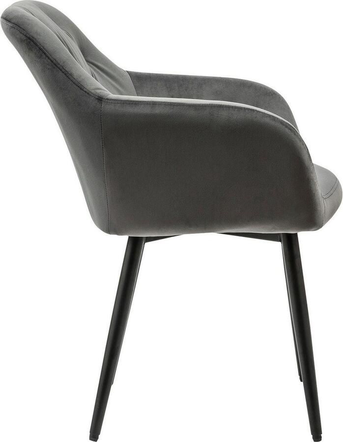 SalesFever Eetkamerstoel Coventry Komfortabler Polstertuhl im eleganten Stil met knoopstiksels - Foto 2