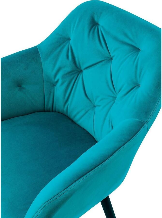 SalesFever Eetkamerstoel Coventry Komfortabler Polstertuhl im eleganten Stil met knoopstiksels - Foto 2