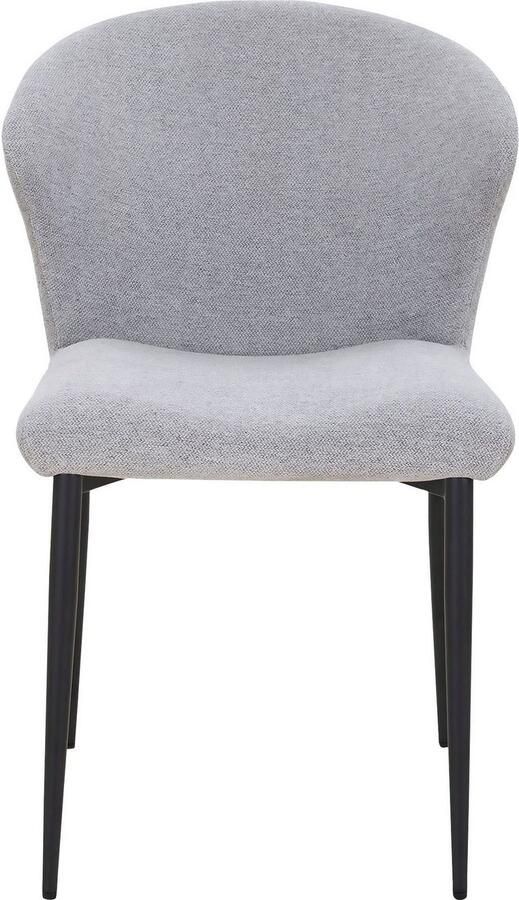 SalesFever Eetkamerstoel Dallas set van 2 met metalen frame b 63 h 87 d 56 cm (set 2 stuks) - Foto 6