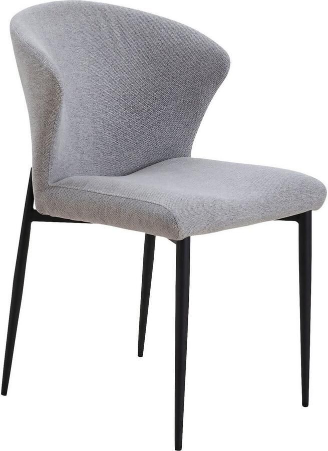 SalesFever Eetkamerstoel Dallas set van 2 met metalen frame b 63 h 87 d 56 cm (set 2 stuks) - Foto 2