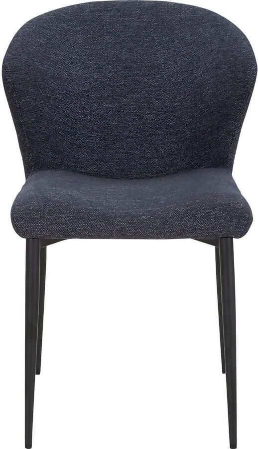 SalesFever Eetkamerstoel Dallas set van 2 met metalen frame b 63 h 87 d 56 cm (set 2 stuks) - Foto 6