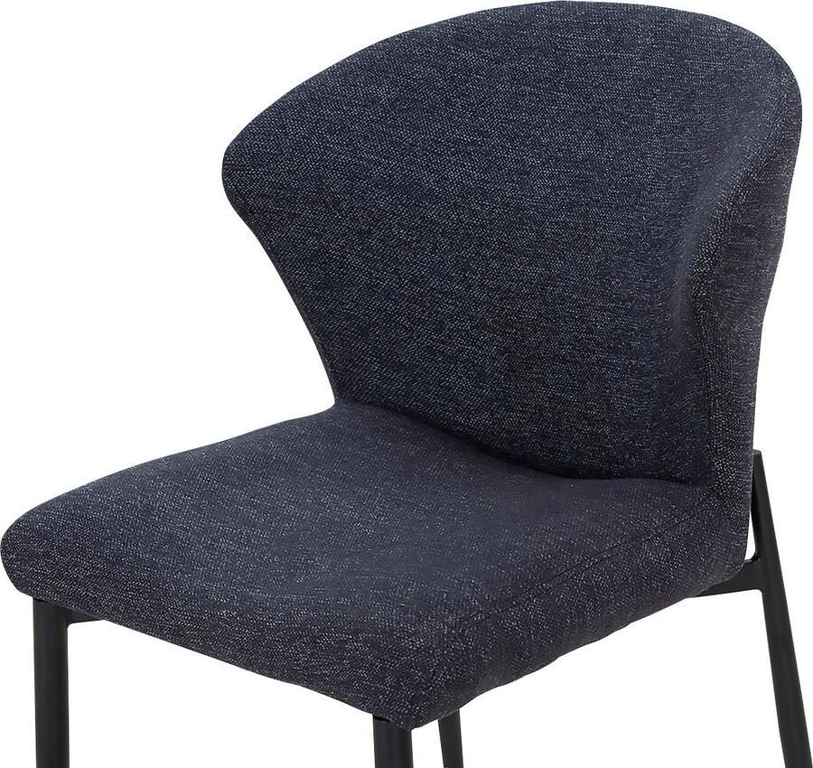 SalesFever Eetkamerstoel Dallas set van 2 met metalen frame b 63 h 87 d 56 cm (set 2 stuks) - Foto 2