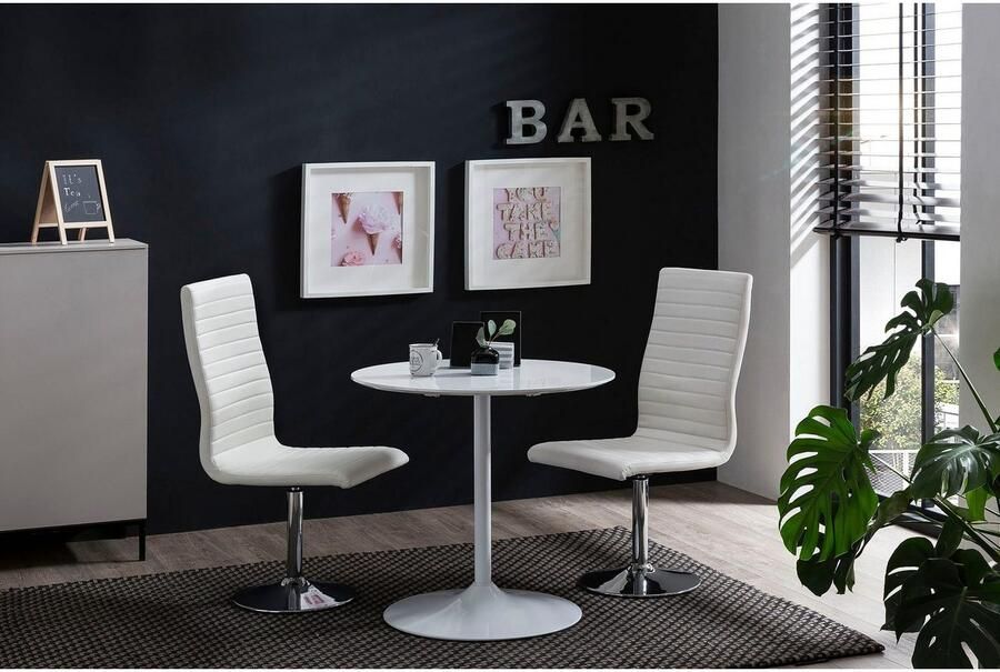 SalesFever Eetkamerstoel Comfortabele fauteuil om te relaxen (set 4 stuks) - Foto 8