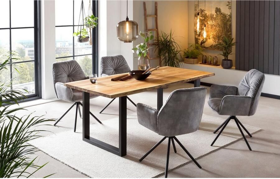 SalesFever Eetkamerstoel Ottawa Armlehnstuhl: Rückzugsort im Esszimmer Eetkamerstoel 360° draaifunctie draaistoel armleuningstoel (1 stuk) - Foto 5