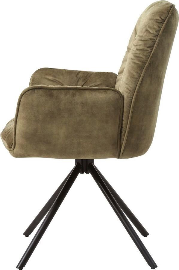 SalesFever Eetkamerstoel Ottawa Armlehnstuhl: Rückzugsort im Esszimmer Eetkamerstoel 360° draaifunctie draaistoel armleuningstoel (1 stuk) - Foto 5