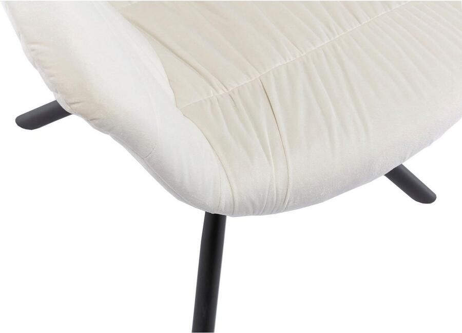 SalesFever Eetkamerstoel Rimini fauteuil: zitcomfort voor de eetkamer Eetkamerstoel achterkant met honingraatstepping 360° draaifunctie (1 stuk) - Foto 7