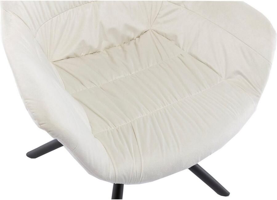 SalesFever Eetkamerstoel Rimini Armlehnstuhl: Sitzkomfort fürs Esszimmer Eetkamerstoel achterkant met honingraatstepping 360° draaifunctie (1 stuk) - Foto 5