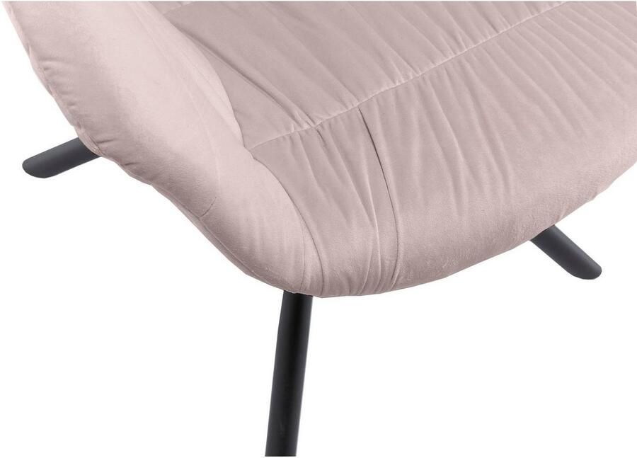 SalesFever Eetkamerstoel Rimini Armlehnstuhl: Sitzkomfort fürs Esszimmer Eetkamerstoel achterkant met honingraatstepping 360° draaifunctie (1 stuk) - Foto 7