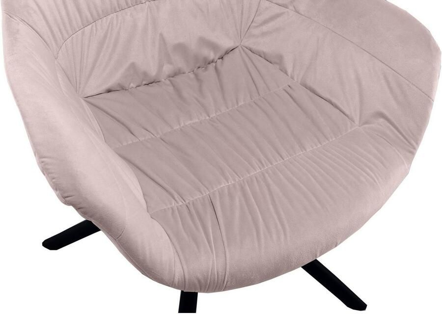 SalesFever Eetkamerstoel Rimini Armlehnstuhl: Sitzkomfort fürs Esszimmer Eetkamerstoel achterkant met honingraatstepping 360° draaifunctie (1 stuk) - Foto 8