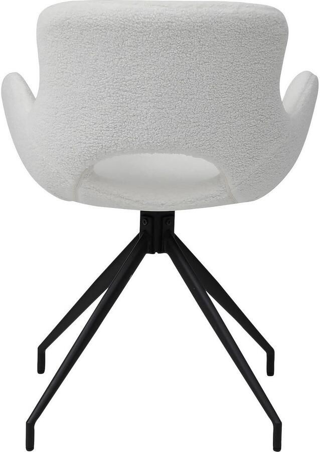 SalesFever Eetkamerstoel Stijlvol 180° draaiplaat onder de zitting met rug cut-out - Foto 3