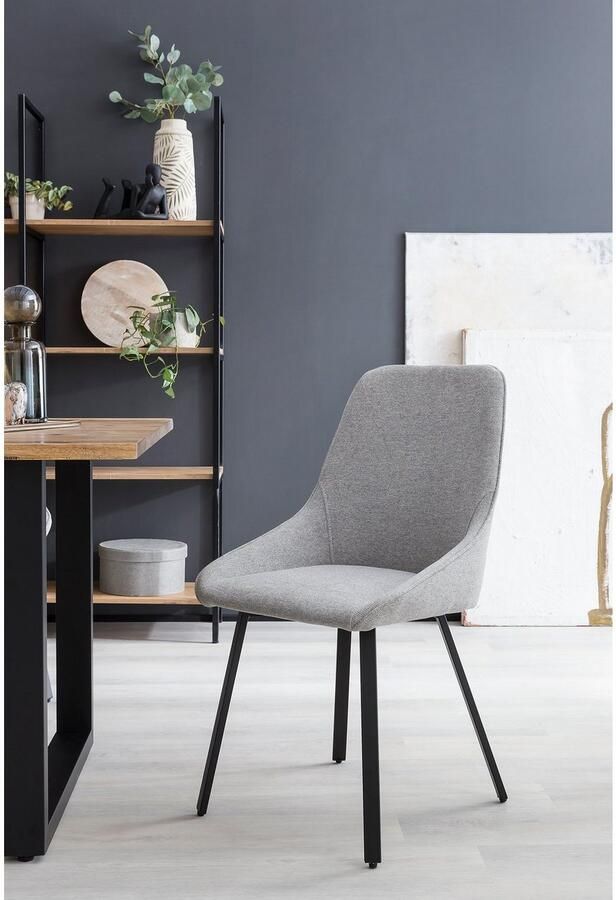 SalesFever Eetkamerstoel Stijlvol H 87 cm B 51 cm D 47 cm (set 2 stuks) - Foto 2