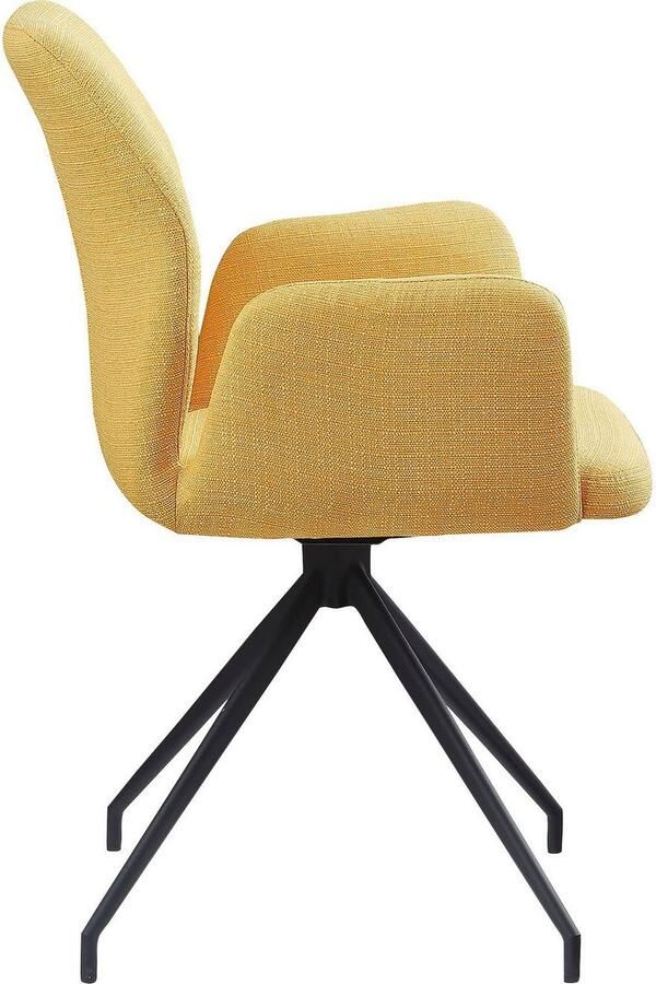 SalesFever Eetkamerstoel Taormina Armlehnstuhl Eetkamerstoel met 180° draaifunctie (1 stuk) - Foto 4