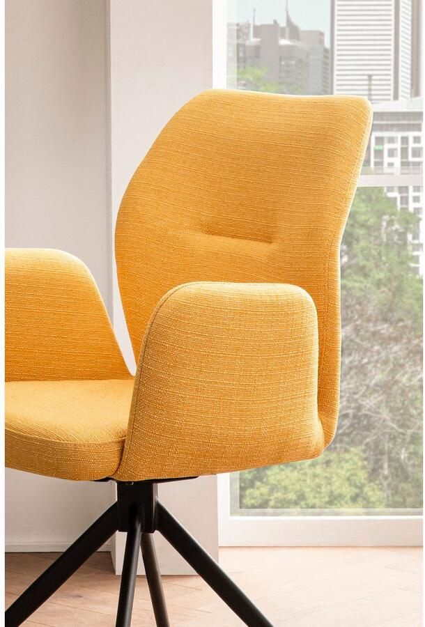 SalesFever Eetkamerstoel Taormina Armlehnstuhl Eetkamerstoel met 180° draaifunctie (1 stuk) - Foto 3