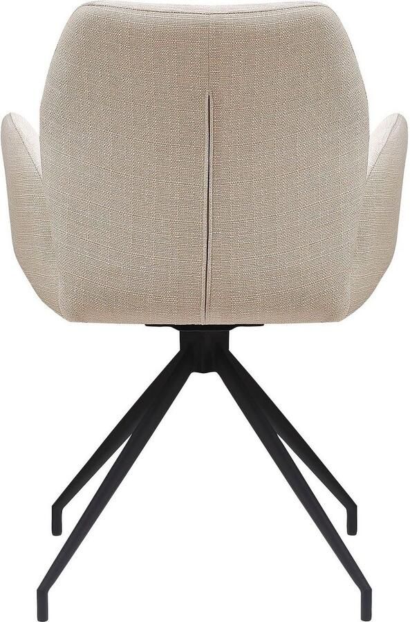 SalesFever Eetkamerstoel Taormina Armlehnstuhl Eetkamerstoel met 180° draaifunctie (1 stuk) - Foto 5