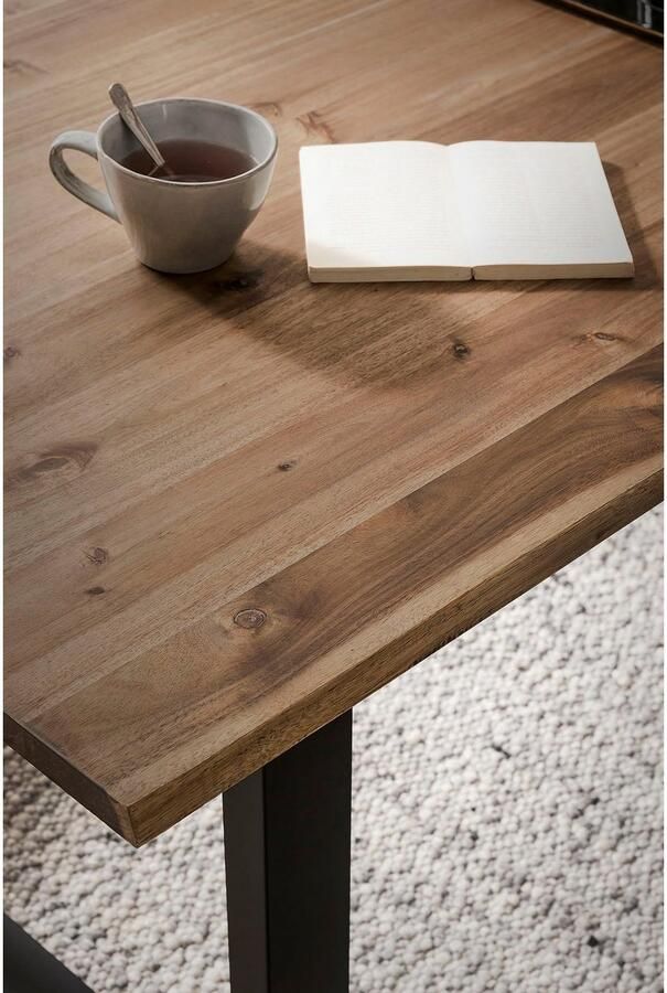 SalesFever Eettafel Design Esstisch für stilvolles Ambiente met echte boomrand - Foto 3