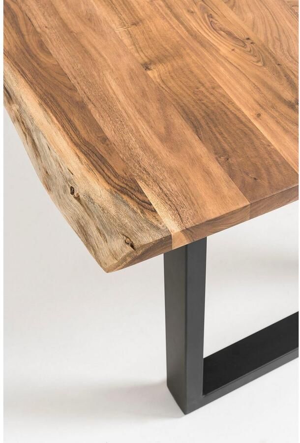 SalesFever Eettafel Eleganter Esstisch für gemütliche Mahlzeiten Massief hout geolied en tweevoudig gewaxt - Foto 5