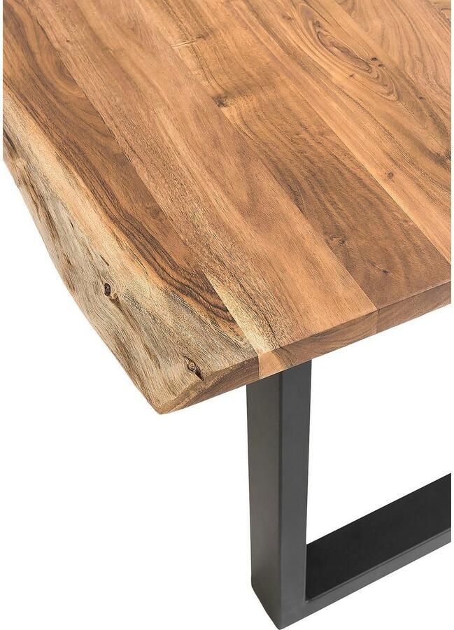 SalesFever Eettafel Eleganter Esstisch für gemütliche Mahlzeiten Massief hout geolied en tweevoudig gewaxt - Foto 3