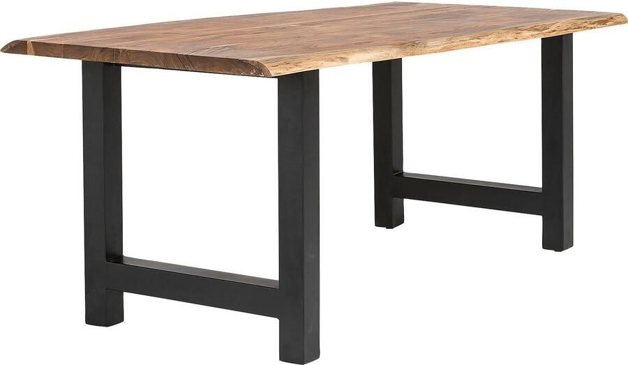 SalesFever Eettafel Minimalistische tafel Geolied en dubbel gewaxed massief hout - Foto 9