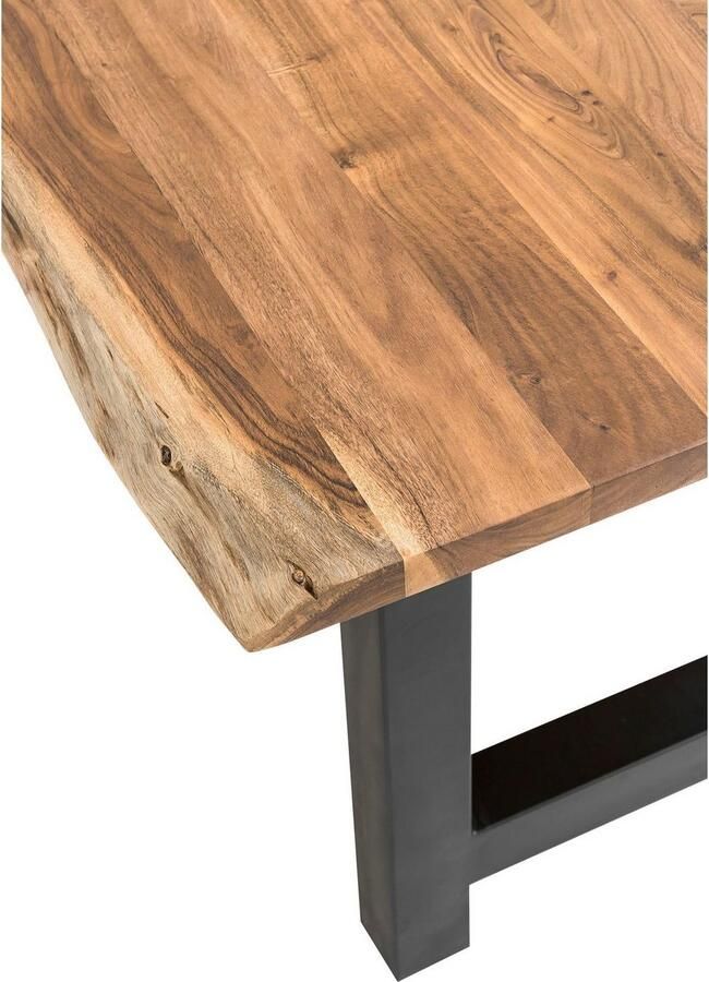 SalesFever Eettafel Minimalistischer Esstisch Massief hout geolied en tweevoudig gewaxt - Foto 2