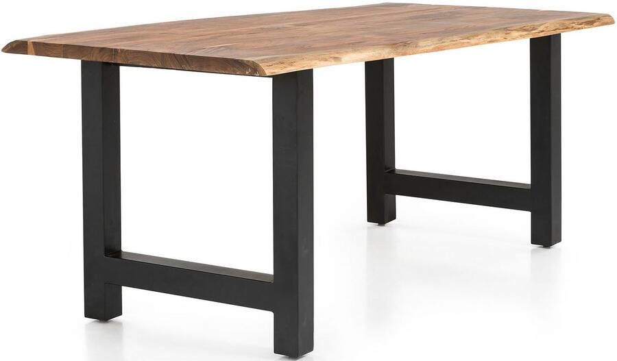SalesFever Eettafel Minimalistische tafel Geolied en dubbel gewaxed massief hout - Foto 11